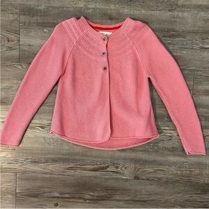 Mini Boden 100% Cotton Pink Cardigan